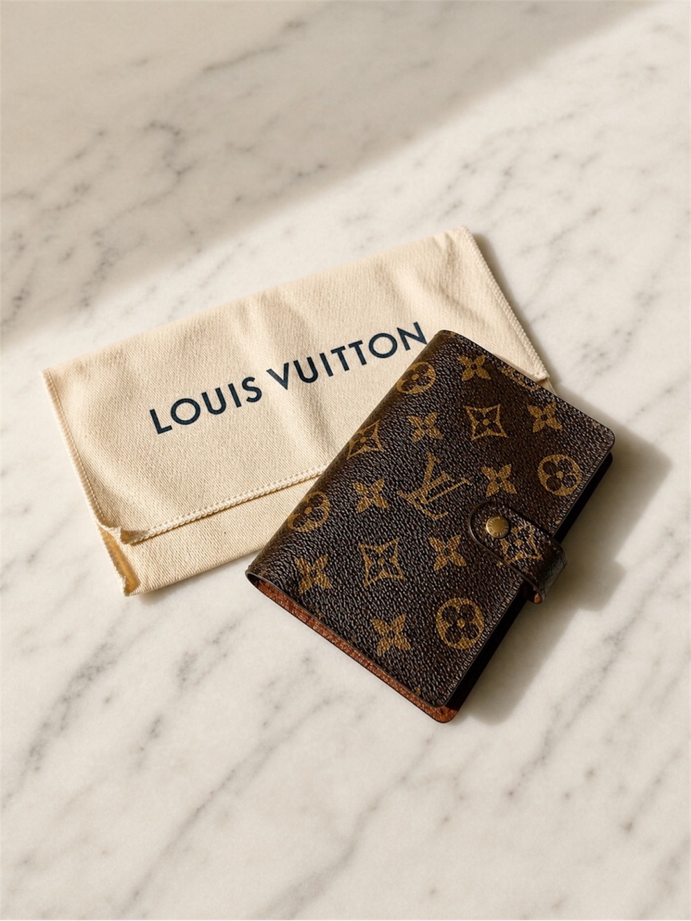 Louis Vuitton Monogram Agenda PM (Small Ring Planner / Wallet) – 2010